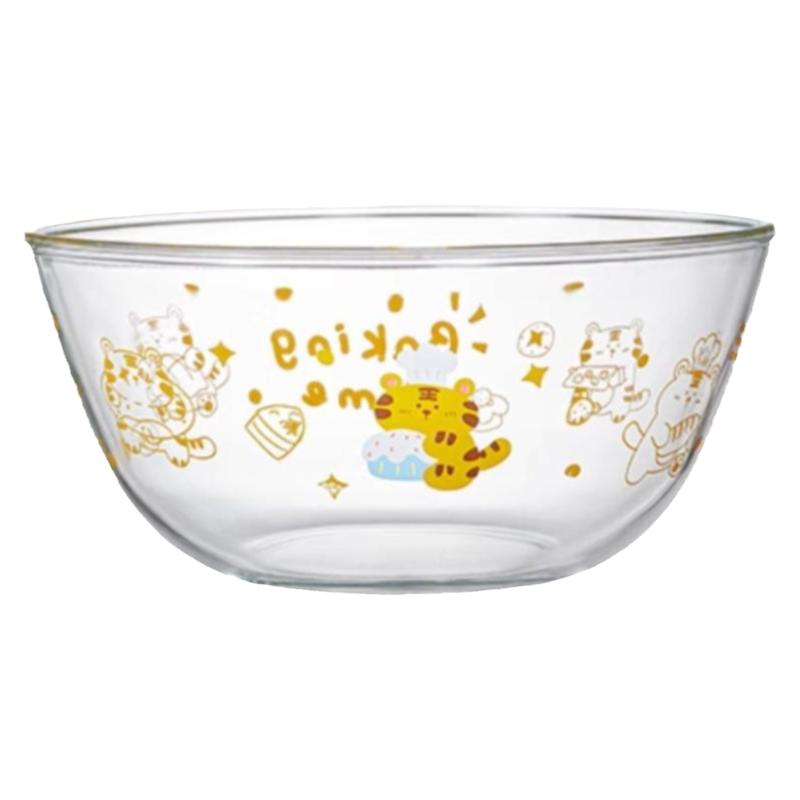 食品级玻璃碗耐高温带盖和面盆