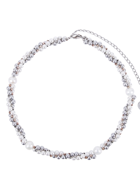 ExtroCode缠绕双色项链百搭