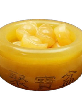 客厅收银台聚宝盆摆件招财装饰品