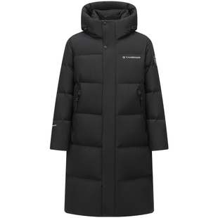 坦博尔印花羽绒服 男士冬季连帽中长款时尚运动 加厚休闲保暖外套