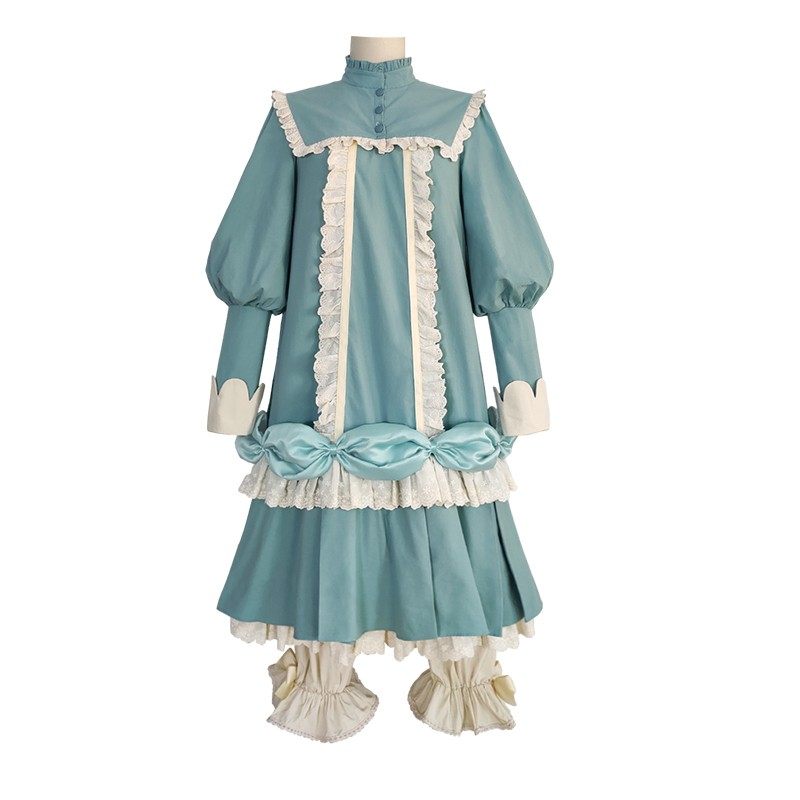 百变小樱cos服洋装曾祖父的礼物蓝色裙子cosplay动漫服新品连衣裙
