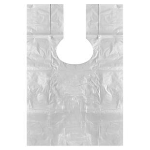 一次性染发披肩理发店专用烫发焗油发廊塑料围布加厚200只包邮