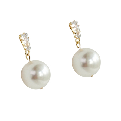 无耳洞耳钉耳环女蚊香盘耳夹珍珠