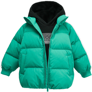 康衣儿童装羽绒服加厚宽松运动风男童羽绒服冬季新款儿童羽绒服女