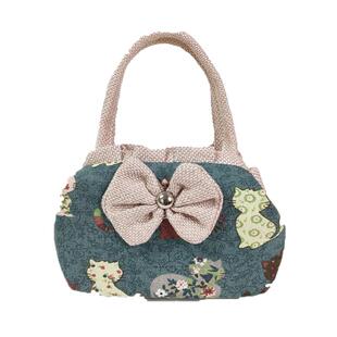 手提帆布包手机包小手袋散步高级迷你妈妈老年人新款女士轻便