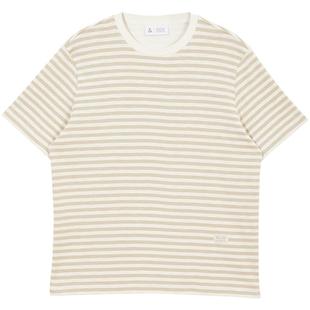 杰克琼斯短袖T恤男款男装夏季男士经典条纹刺绣logo纯棉上衣