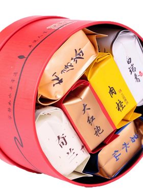 武夷岩茶6款大红袍武夷茗茶水仙肉桂奇兰百瑞香金牡丹浓香型岩茶