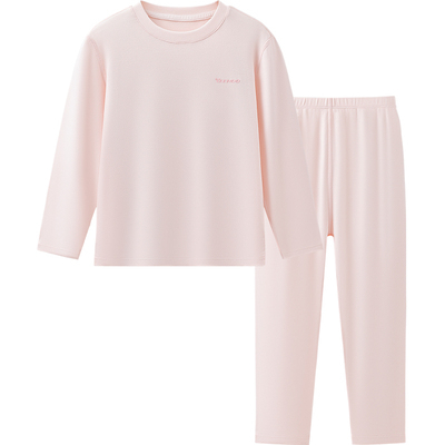 英氏儿童莫代尔秋衣秋裤套装