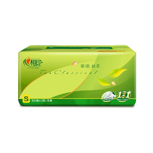 心相印抽纸面巾纸餐巾纸心心相印纸巾家用茶语卫生纸