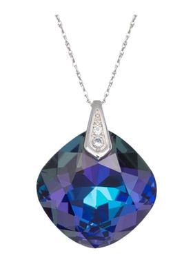 捷克进口Preciosa宝仕奥莎Bril.Rose水晶玻璃项链送礼百搭