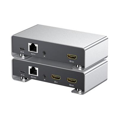 优联hdmi网线延长器KVM网络传输带USB键鼠高清一发多收传输200米监控录像机电脑笔记本主机音视频传输放大器