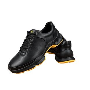 2025新款男士休闲软底运动跑步鞋专柜经典真皮厚底健步鞋