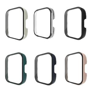 适用红米Redmi Watch3智能手表保护壳套手表红米手表3代钢化膜PC一体壳小米红米手表2代1代表壳防摔防划表套