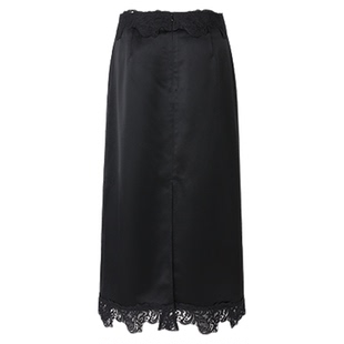 【现货】设计师品牌 UHOOWU 26SS胶囊系列 醋酸蕾丝直筒半裙