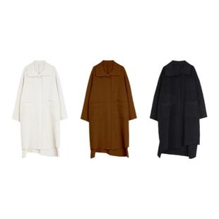 PHISM时尚气质大廓形立领大衣803C08