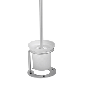 落地立式马桶刷架套装太空铝免打孔洁厕刷架子马桶杯架壁挂