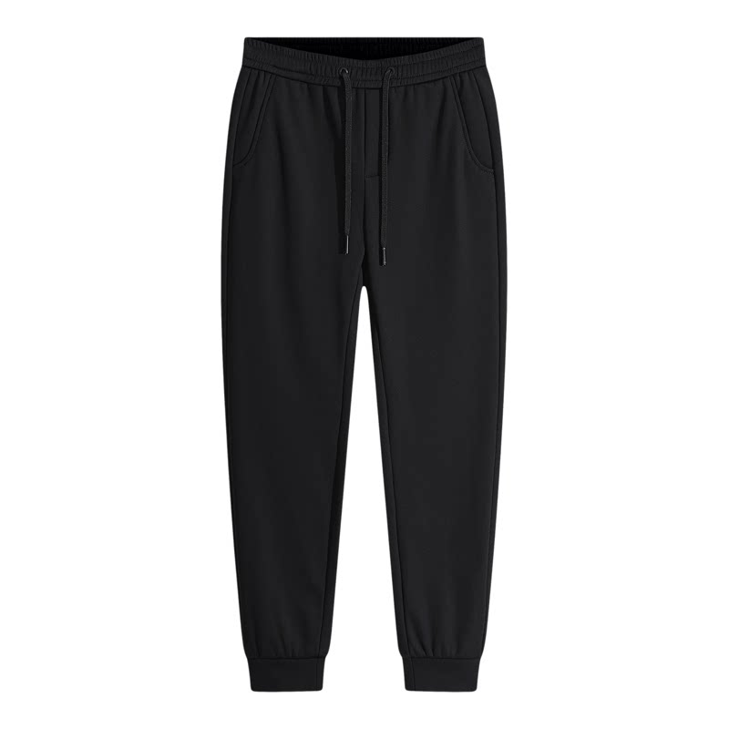 夏季男士冰丝束脚休闲裤修身小脚裤高弹力运动裤收口缩口裤子简约