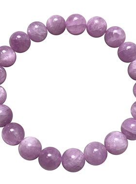 天然冰透锂辉石手链配饰礼物情侣