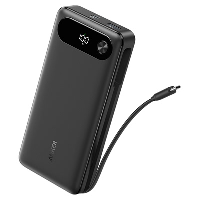 Anker 65W Power Bank 20000mAh Built In Type C Cabl移动电源