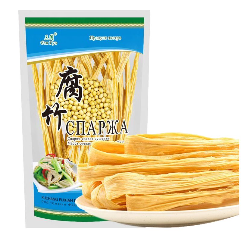 頭層純黃豆腐竹原味干且脆