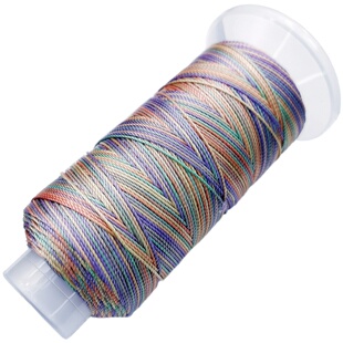 18股高档段染高强线diy编织龙鳞手链彩色股线12股手绳子串珠玉线