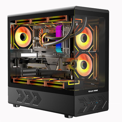 长城视界S5Plus海景房机箱ATX