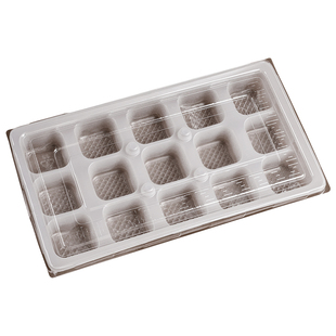 冷冻馄饨专用打包盒小笼包云吞小混沌一次性商用收纳盒15格透明盒