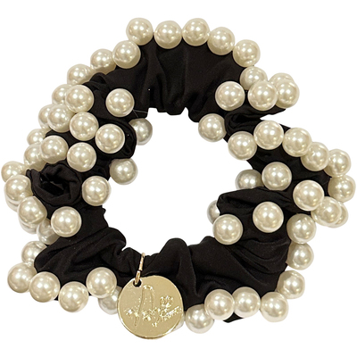 高级感气质珍珠大肠发圈马尾发绳