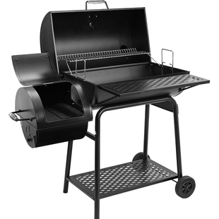 诺歌花园双骑士家用烧烤炉庭院别墅烧烤架美式炭烤炉BBQ户外烤肉