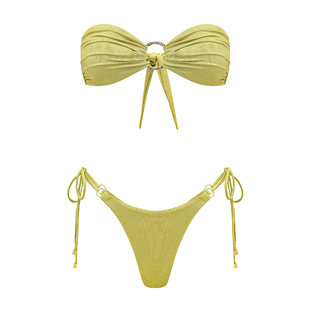 Yukari swim 可调节绑带泳衣性感三点式bikini欧美泳装女士比基尼