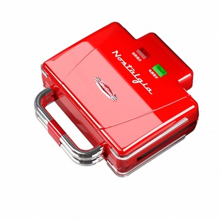 热压三明治机早餐家用双盘厚压封边加深三文治多功能吐司片面包机