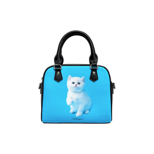 2801“萌宠天使”和小猫小狗玩 复古小众爪爪盒子包 Paws Box Bag