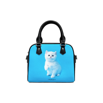 2801“萌宠天使”和小猫小狗玩 复古小众爪爪盒子包 Paws Box Bag