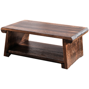 日式茶桌实木榻榻米桌子折叠飘窗小茶几阳台学习矮桌炕桌家用炕几