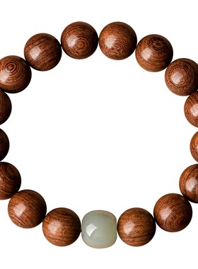 金丝檀木素圈手串|超3000次加购