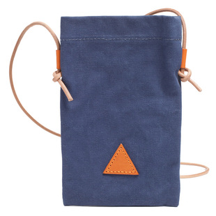 2018新款ins复古竖款帆布手机袋子布袋斜挎潮男女挂脖迷你小包包