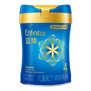 【咨询享优惠价】美赞臣蓝臻4段3-6岁乳铁蛋白儿童奶粉800g*1罐