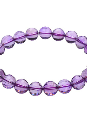 雁唐天然紫水晶手链女