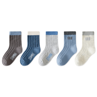 儿童袜子男童春秋款防臭中大童