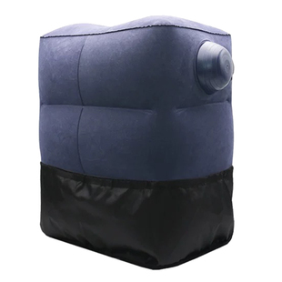 长途飞机充气脚垫儿童睡觉神器经济舱升舱脚凳坐高铁汽车旅行枕头