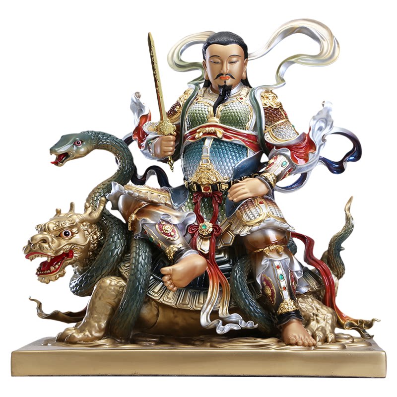 铜真武大帝神像玄天上帝玄武北帝