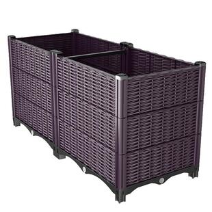 加深种植箱家庭长方形塑料花盆种菜专用箱阳台种菜盆特深户外花箱