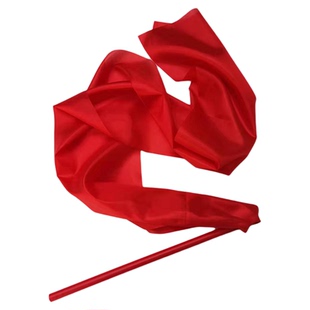 彩带舞彩带鸿雁向南飞广场舞跳舞专用红绸伸缩杆彩带飘带舞蹈道具