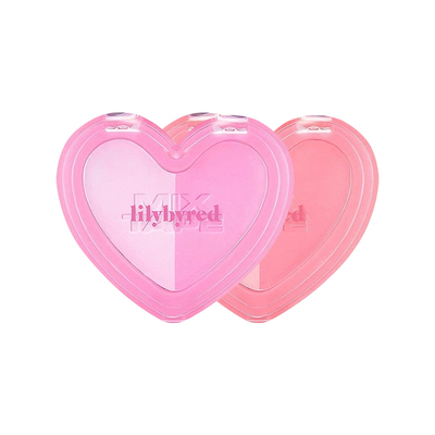 Lilybyred爱心双色腮红自然提升
