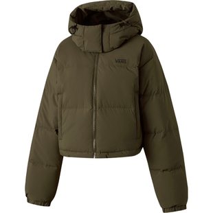 VANS范斯女子CROPPED PUFF运动休闲羽绒服VN000QS4EMP