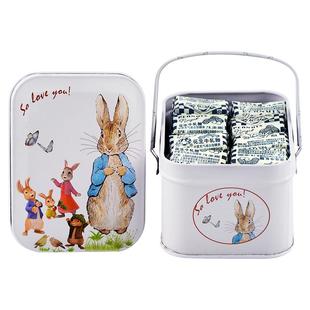 上海特产冠生园大白兔花生牛轧糖 铁盒装200g 创意礼盒装