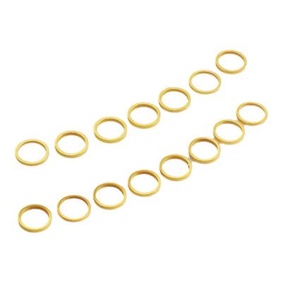 diy14k包金保色链接片闭口圈