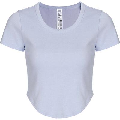 本来BENLAI女士短款修身T恤衫夏季新款休闲短袖上衣BNA450017