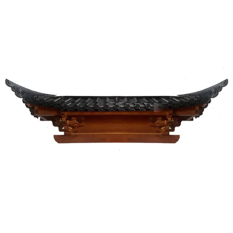 东阳木雕实木屋檐古建工程寺庙牌坊斗拱五彩七彩全斗半斗角科定制