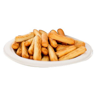 纯碱烤馍馍片原味馍丁早餐养解馋胃小零食山西特产碱水花卷馒头